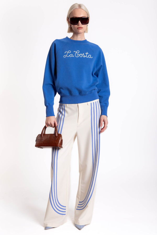 Thinking MU La Costa Bonnie Sweatshirt - Light Cobalt