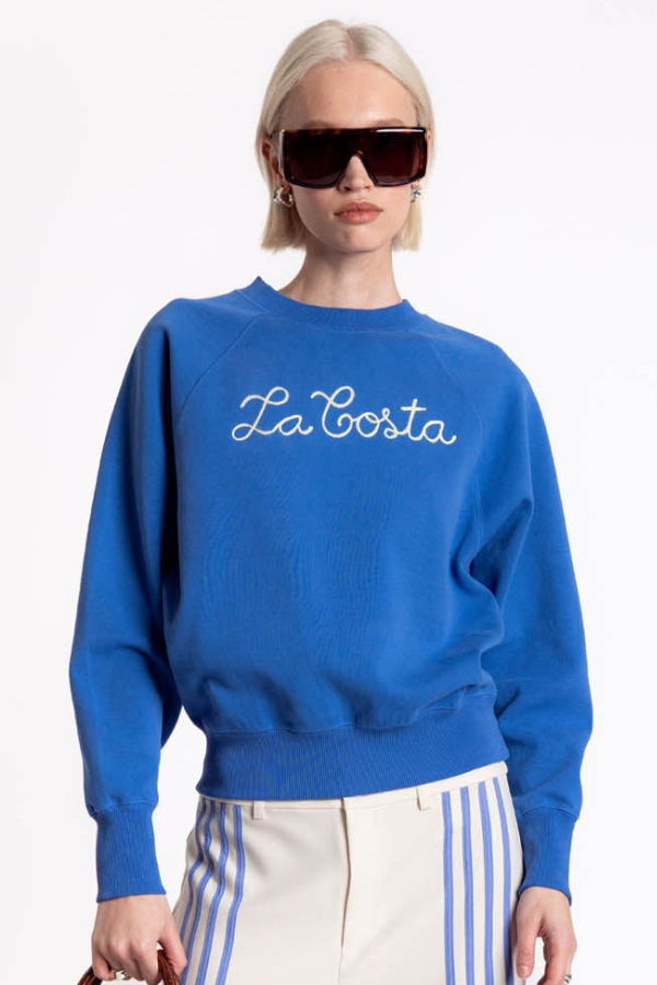 Thinking MU La Costa Bonnie Sweatshirt - Light Cobalt