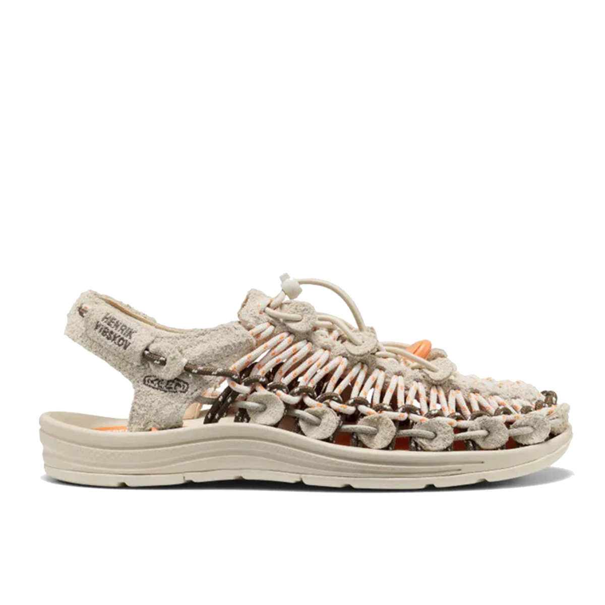 Keen Uneek Leather Henrik Vibskov Sneaker - Tangerine Cream - Image 1 of 3