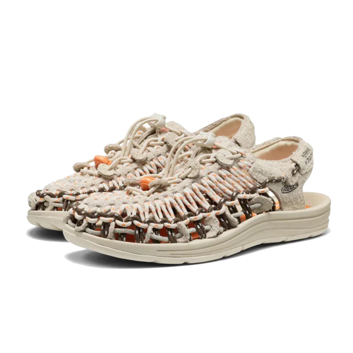 Keen Uneek Leather Henrik Vibskov Sneaker - Tangerine Cream - Image 2 of 3
