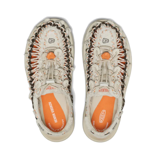 Keen Uneek Leather Henrik Vibskov Sneaker - Tangerine Cream