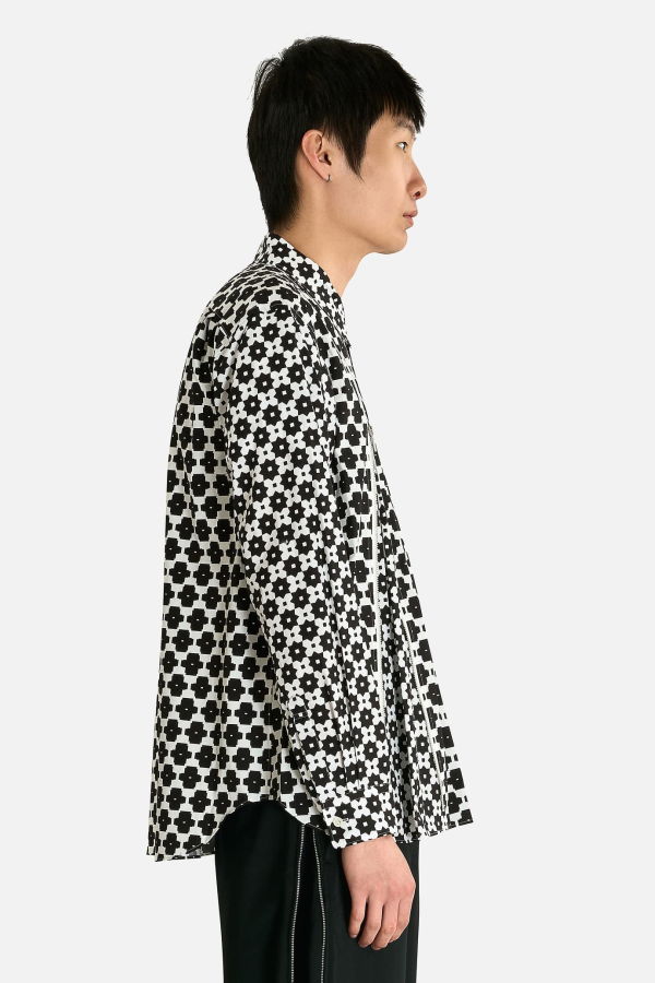 Comme des Garçons Double Zip Button Up Shirt