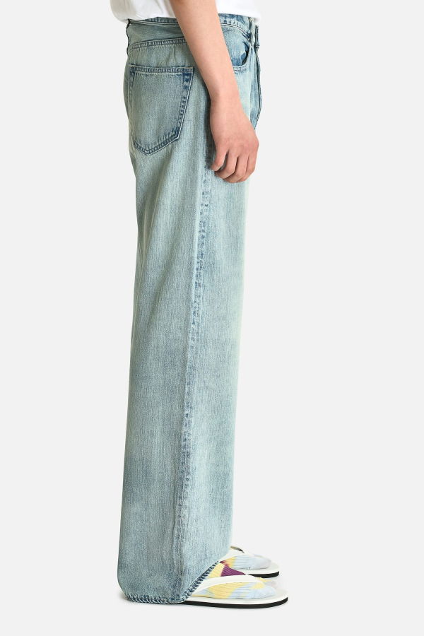 Auralee Faded Selvedged Denim Jeans