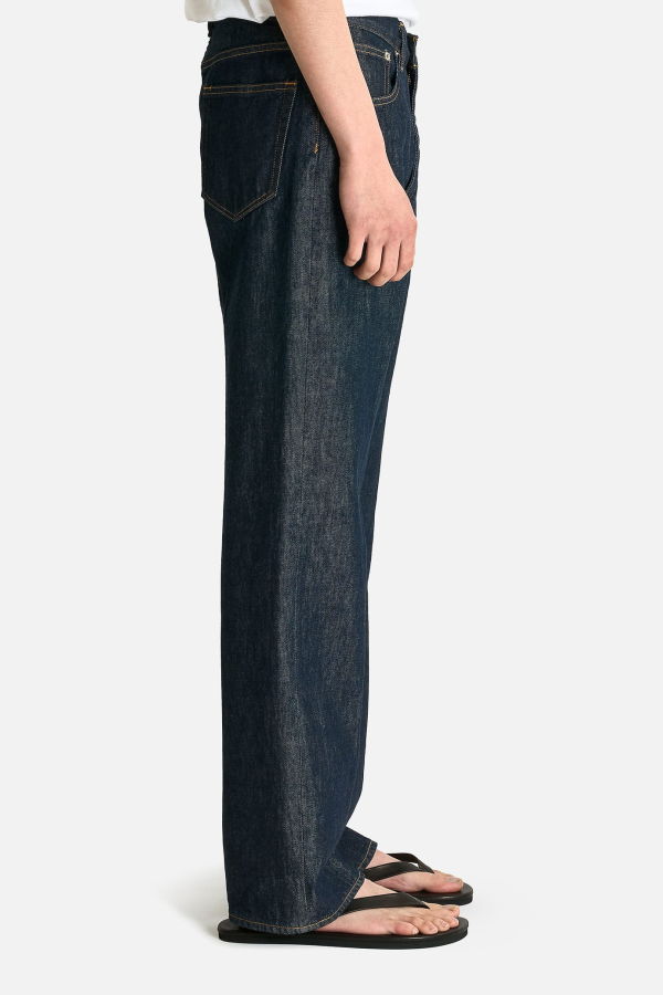 Auralee Hard Twist Denim 5P Pants