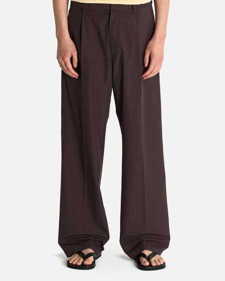 Auralee Washi Duck Canvas Slacks Pant - Faded Beige | Garmentory