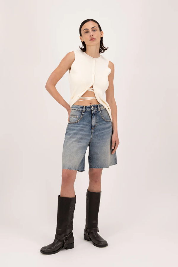 Icon Denim Lea Shorts