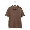 Merz b. Schwanen Linen-Cotton Relaxed Fit Short Sleeve Polo Shirt - Thumbnail 2