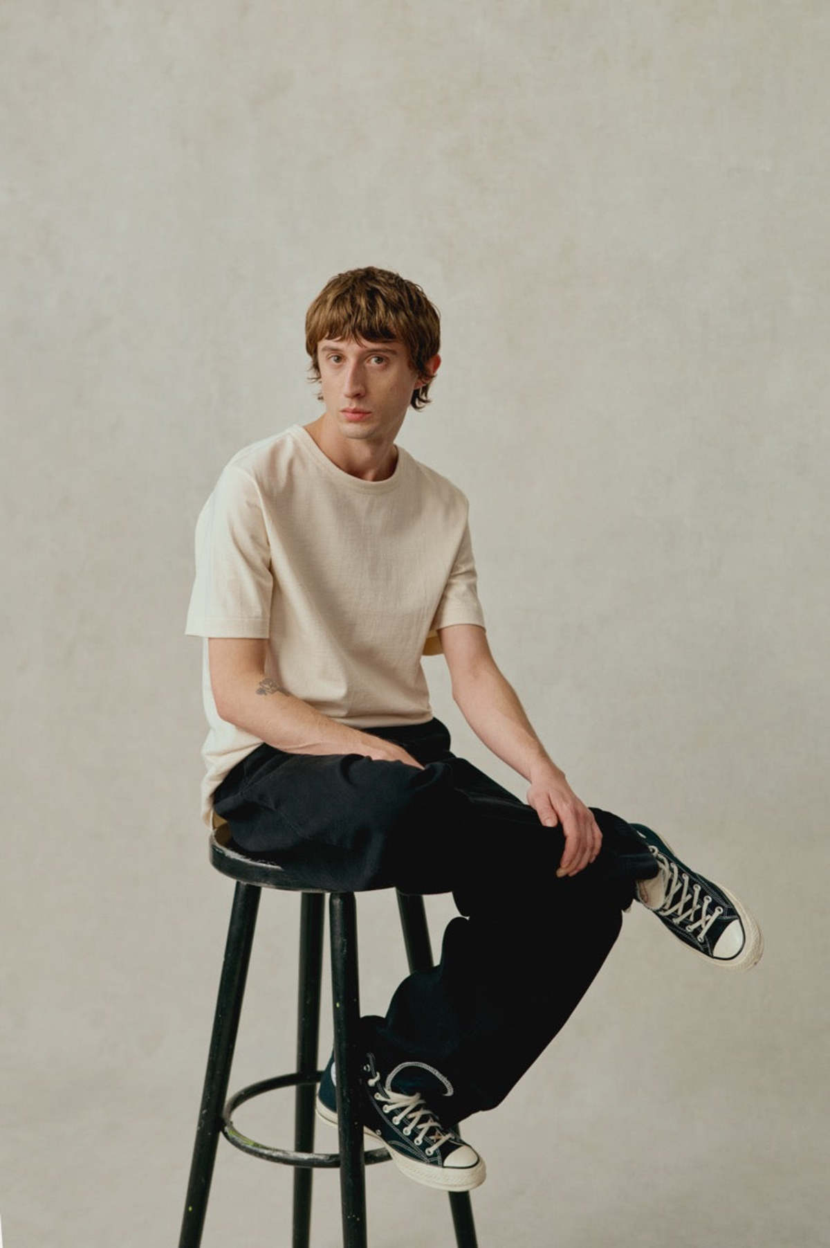 Merz b. Schwanen Loopwheeled Relaxed Fit Pike T-Shirt - Image 1 of 3