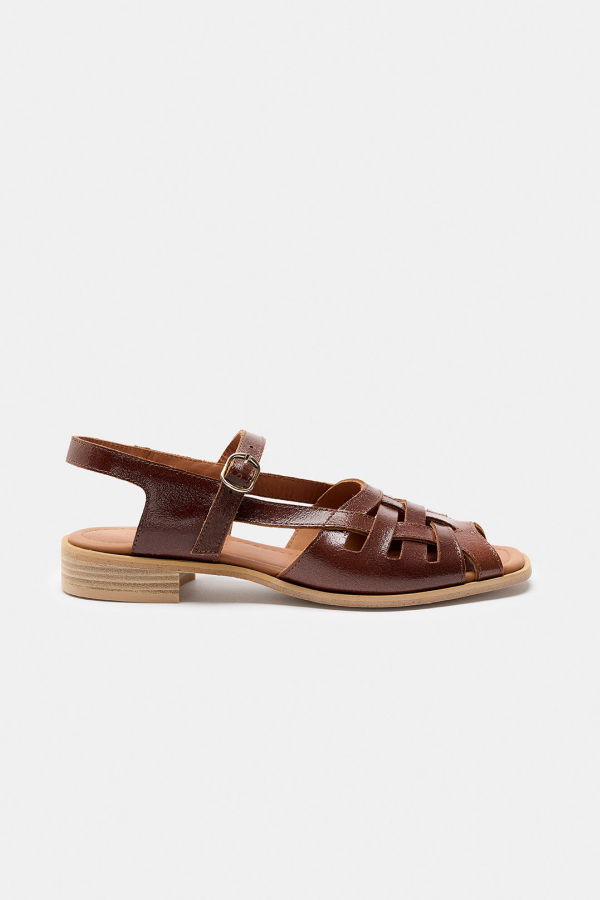 Naguisa Manto Patent Sandals