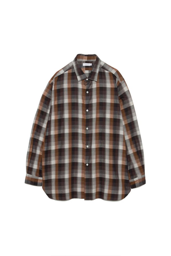 Nanamica Regular Collar Wind Shirt - Brown