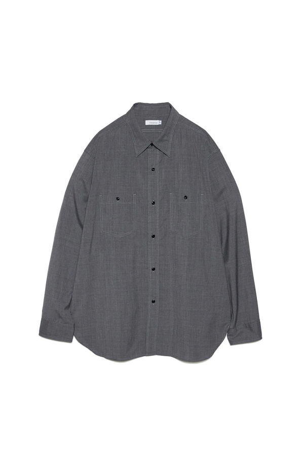 Nanamica Polyester Wool Field Shirt - Gray
