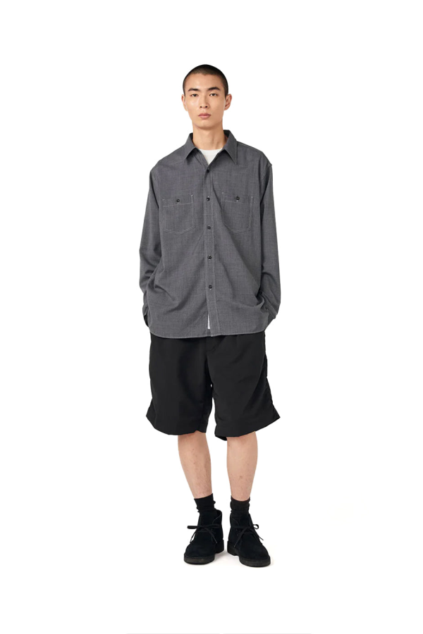 Nanamica Polyester Wool Field Shirt - Gray
