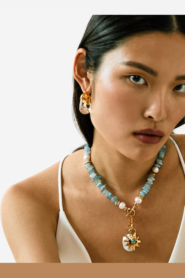Lizzie Fortunato Organic Hoops Earrings