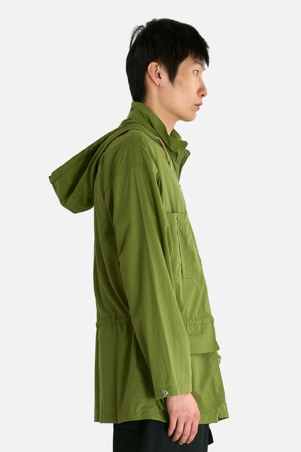 Auralee Lawn Hooded Blouson