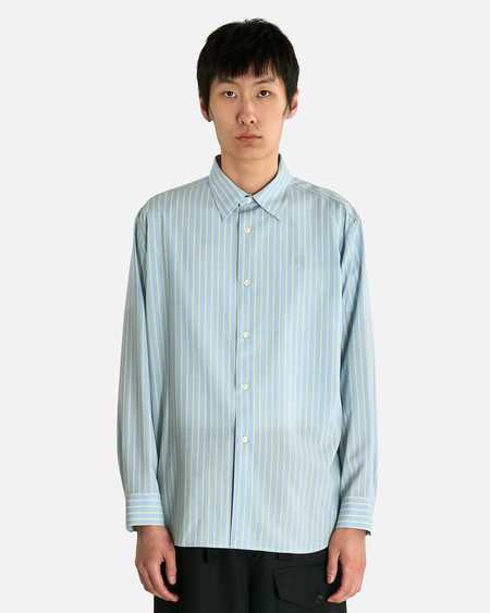 Auralee Finx Corduroy Shirt - Khaki Beige | Garmentory
