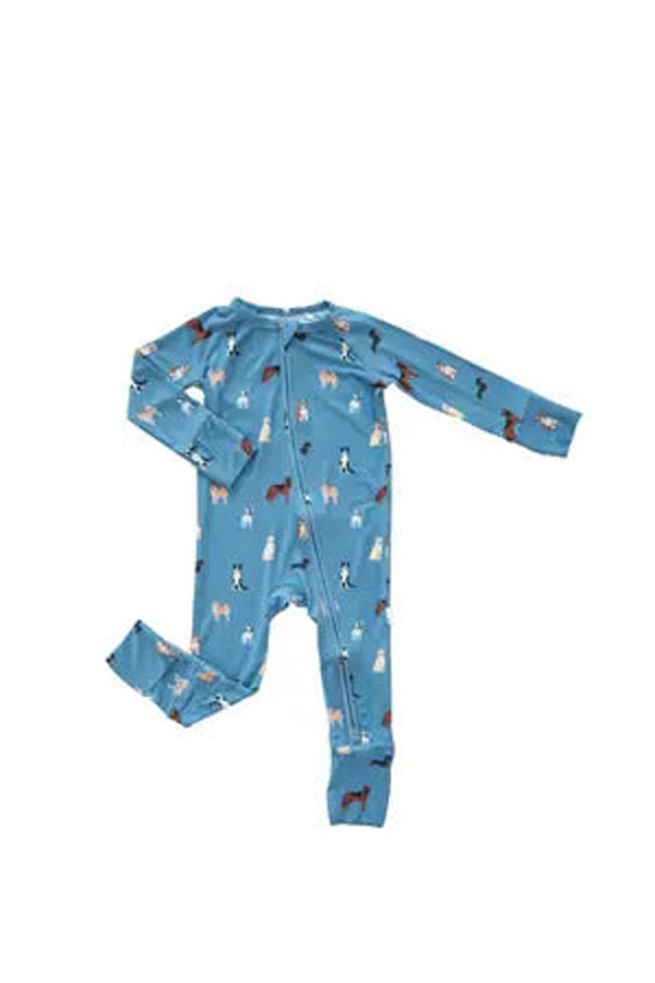 KIDS Bug + Bean Bamboo Zip Romper
