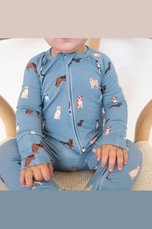 KIDS Bug + Bean Bamboo Zip Romper