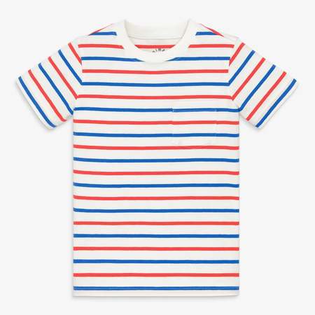 Kids Soor Ploom Flutter Tee - Stripe Eucalyptus | Garmentory