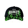 MARKET Toxic Flames Dad Hat - Thumbnail 1