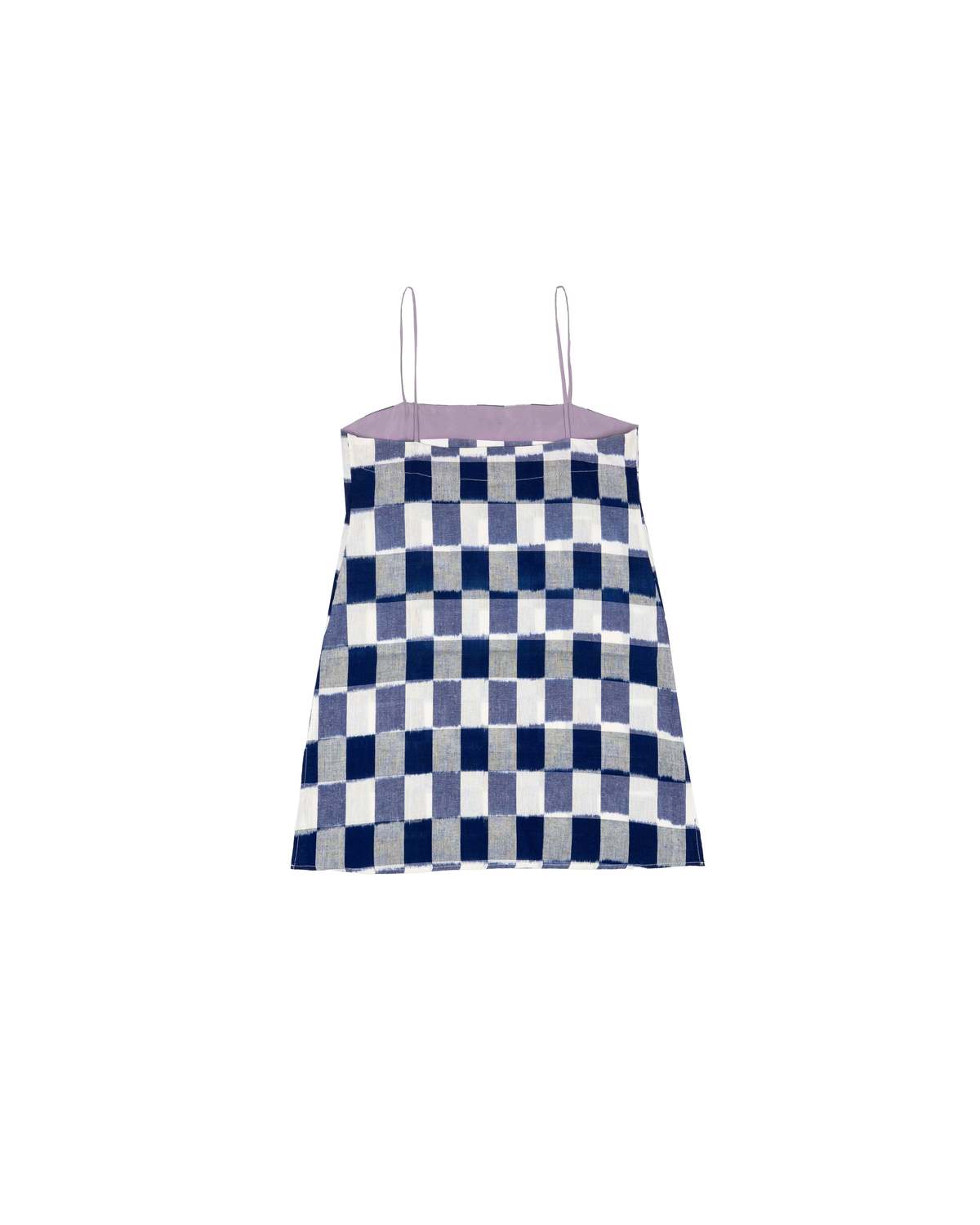 LWN Neri Slip Ikat Check Dress - Lapis - Image 4 of 4