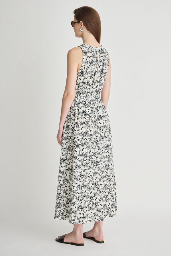 Apiece Apart Textured Bali Tank Dress - Tropical Midnight