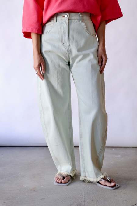 Tibi Linen Cotton Voile Sculpted Dress - White | Garmentory Tibi Linen Cotton Voile Sculpted Dress - White | Garmentory