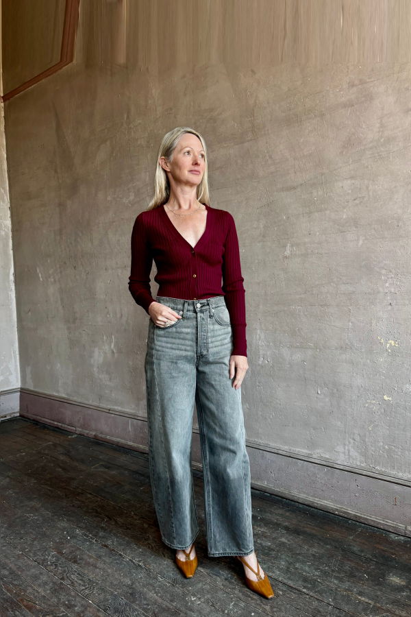 Forte Forte Superfine Merino Ribbed Cardigan