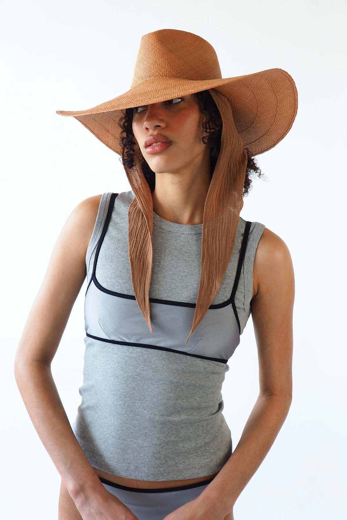 Clyde Caro Hat with Shade - Image 4 of 9