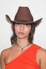 Clyde Panama Straw Cowboy Hat - Thumbnail 1