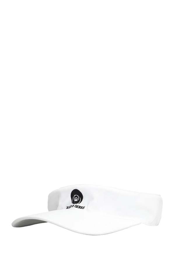 MARINE SERRE Moon Printed Athleisure Visor - Optical White