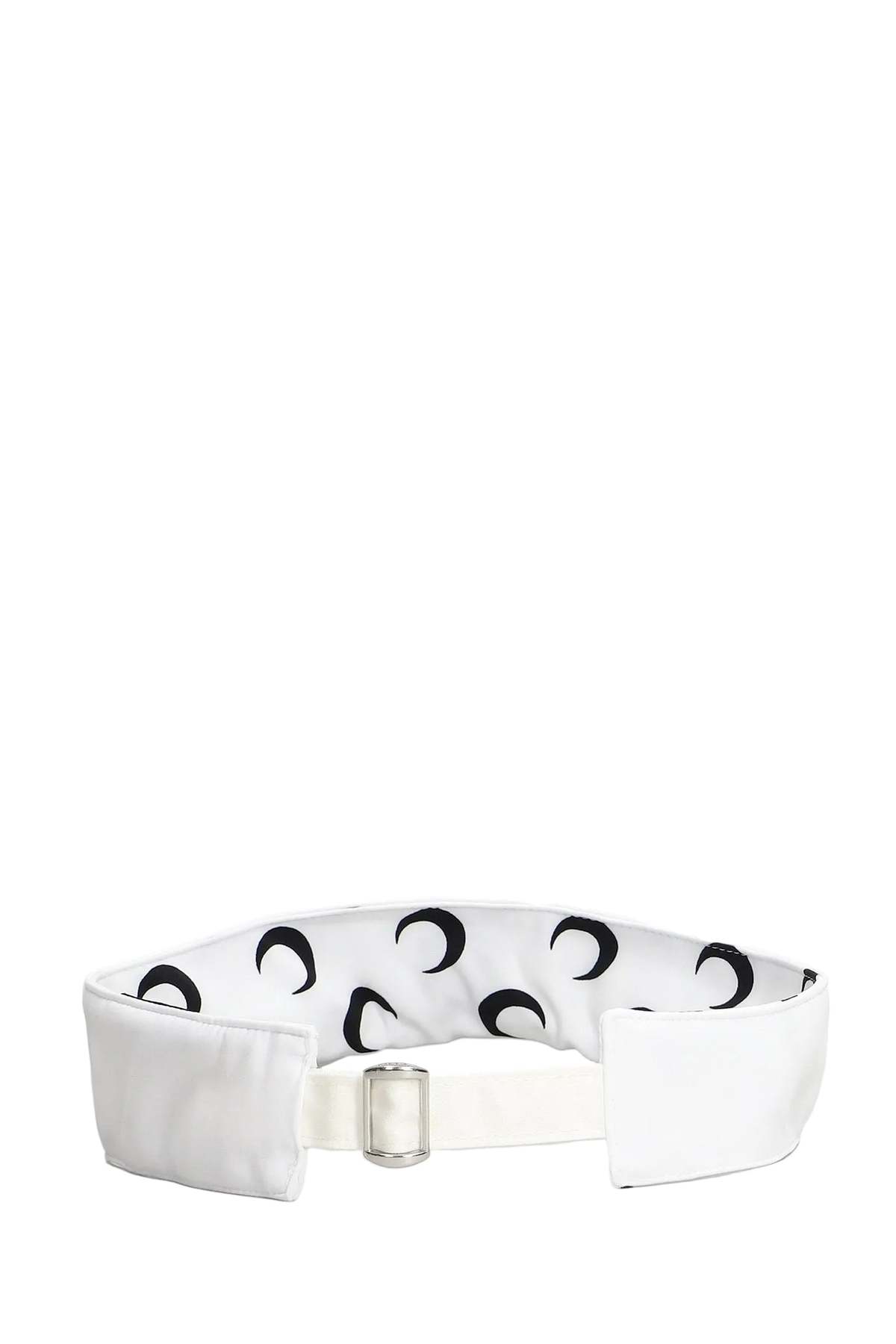 MARINE SERRE Moon Printed Athleisure Visor - Optical White - Image 3 of 3
