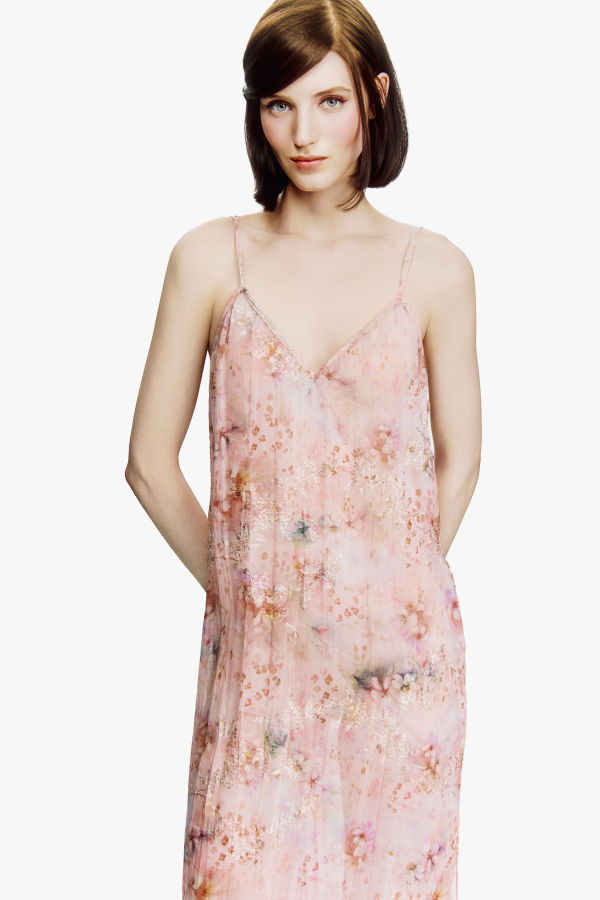 Anna Sui Oasis Blooms Slip Dress