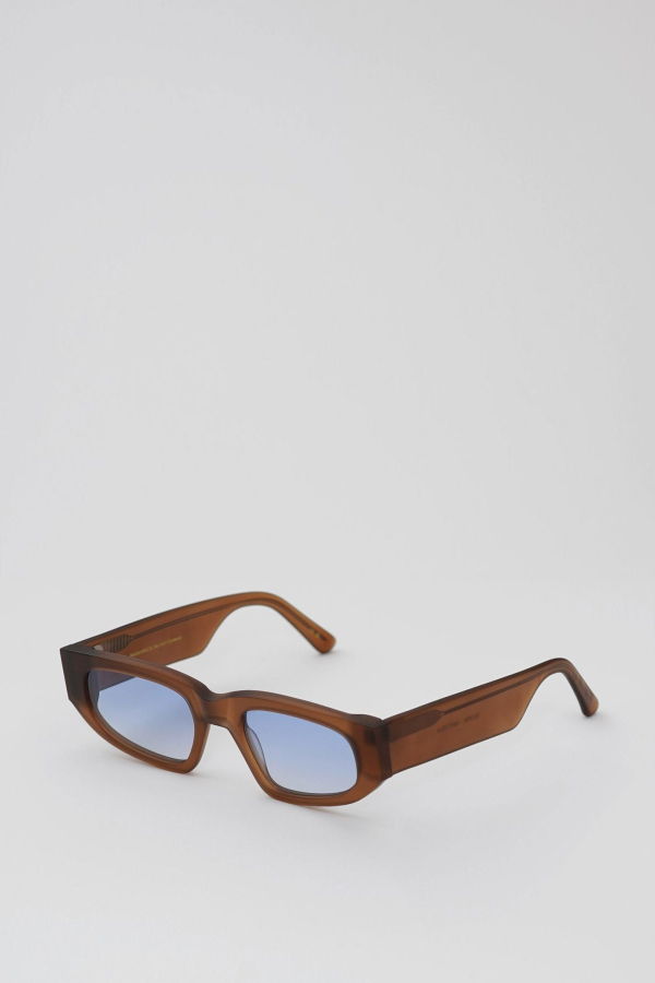 Monokel Eclipse Sunglasses - Cola/Bue Gradient Lens