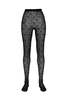 MARINE SERRE Moonogram Mesh Flock Tights - Thumbnail 1