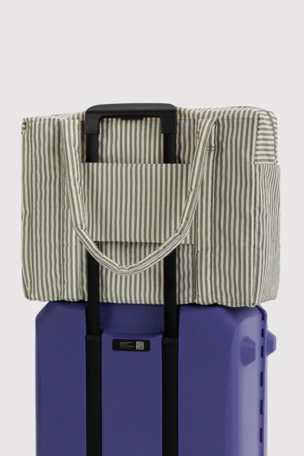 BAGGU Cloud Carry-On Bag - Sage Stripe