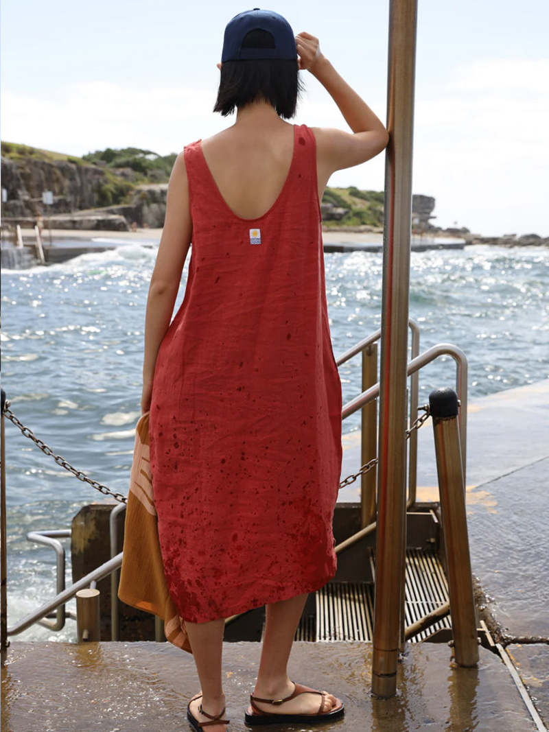 L.F.Markey Linen Shift Dress