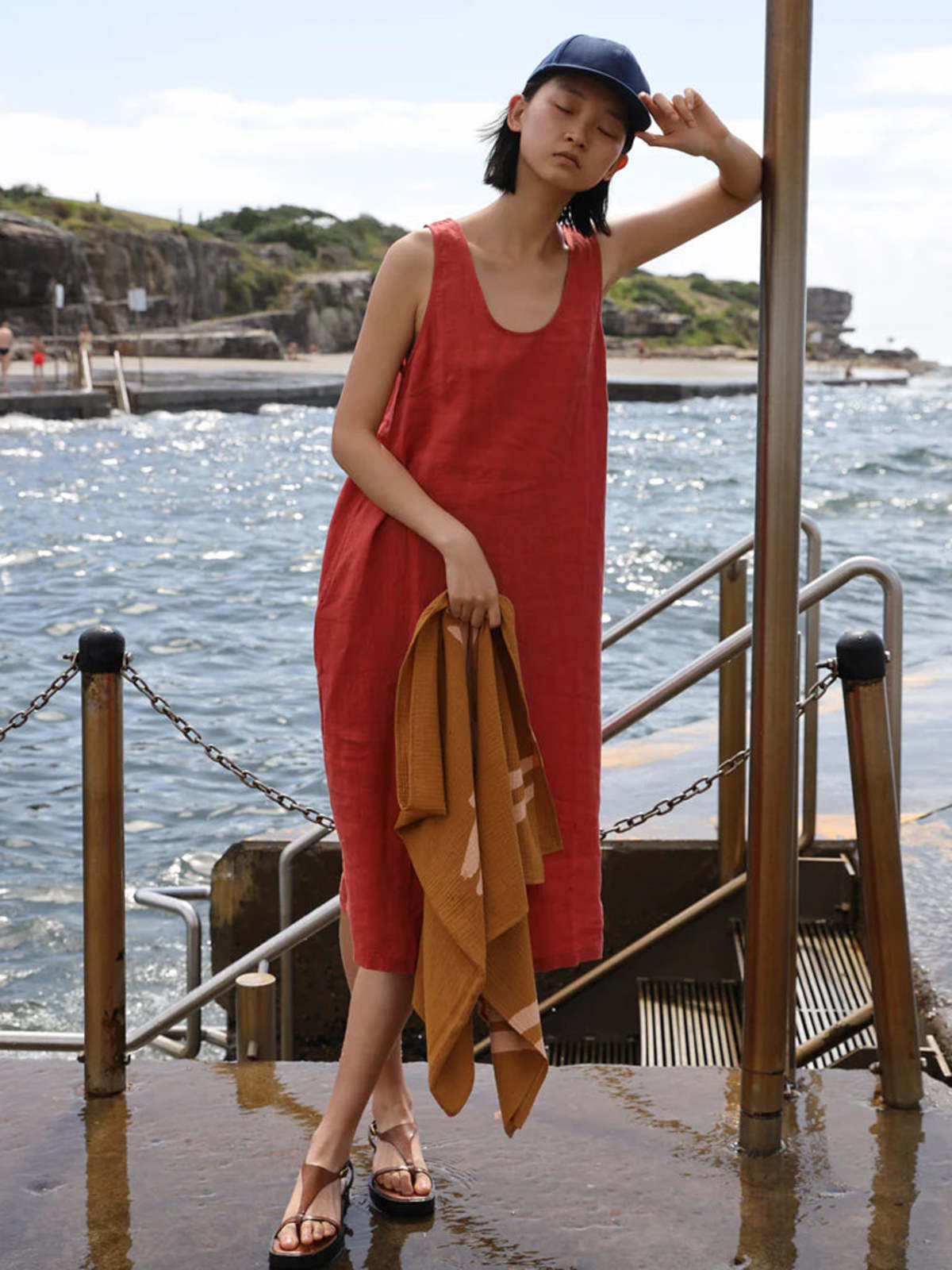 L.F.Markey Linen Shift Dress - Image 5 of 6