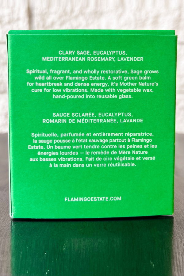 Flamingo Estate Adriatic Muscatel Sage Candle 8 Oz