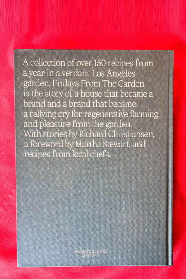 "Friday From the Garden Cookbook" Book