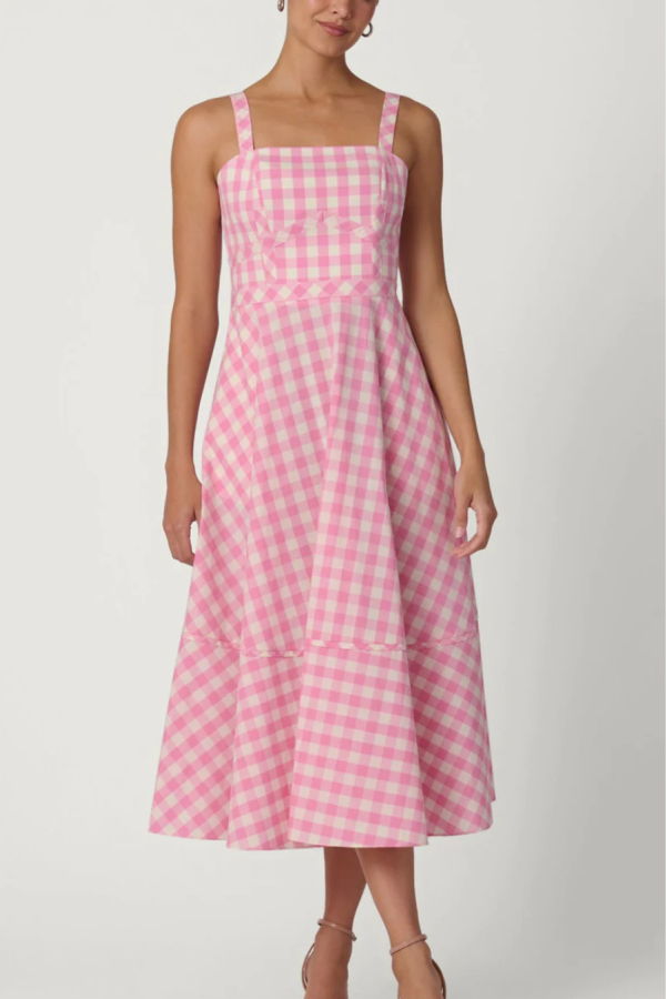 Shoshanna Kaydence Dress - Peony / Optic