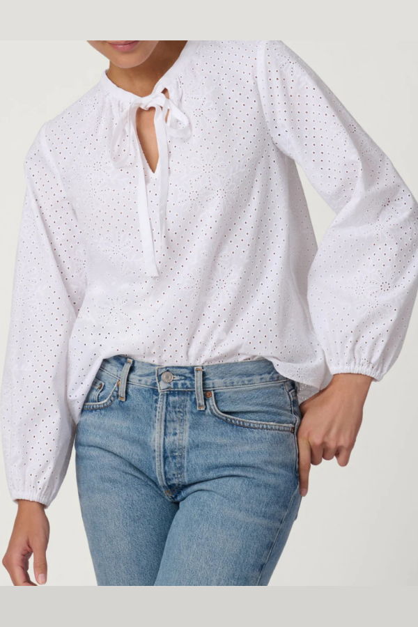Shoshanna Ollie Top - Optic White