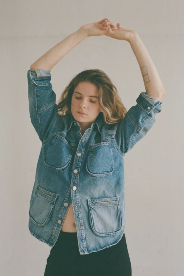 Shaina Mote Work Shirt - Vintage Indigo