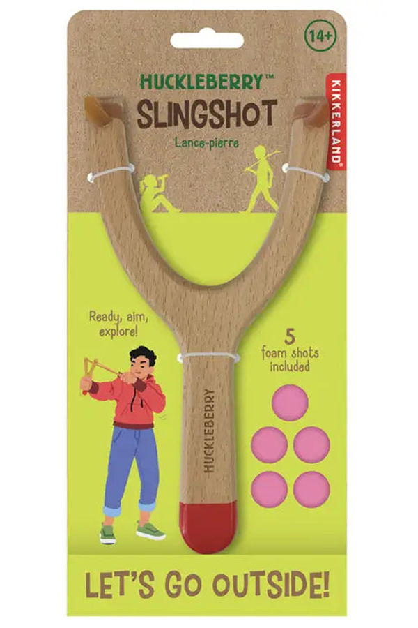 KIDS Huckleberry by Kikkerland Slingshot