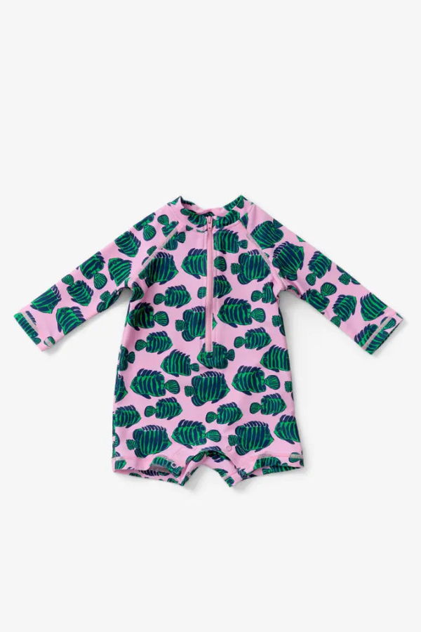 KIDS Lewis Baby Rashguard Suit in Angelfish