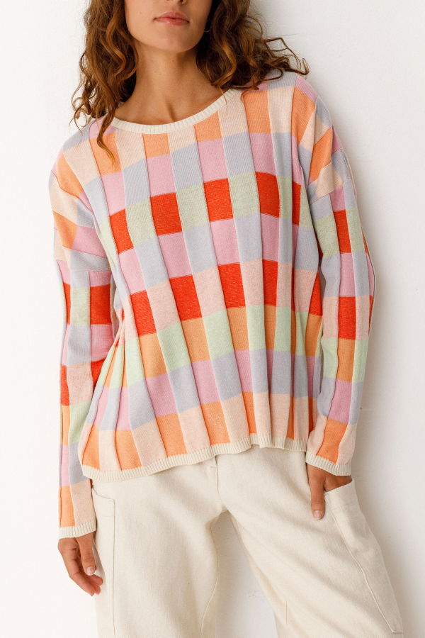 SKFK Bita Gots Sweater - Pastel Multi