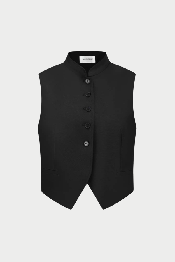 INTO THE EAST Stand Collar Vest