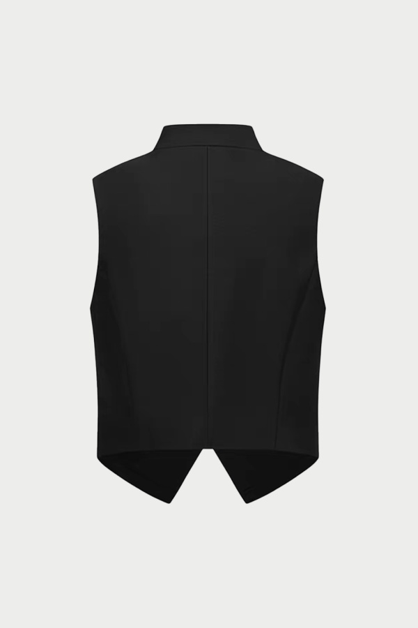 INTO THE EAST Stand Collar Vest