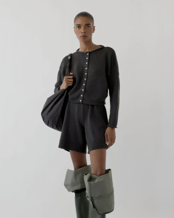 James Street Co. Rae Knitted Cotton Shorts