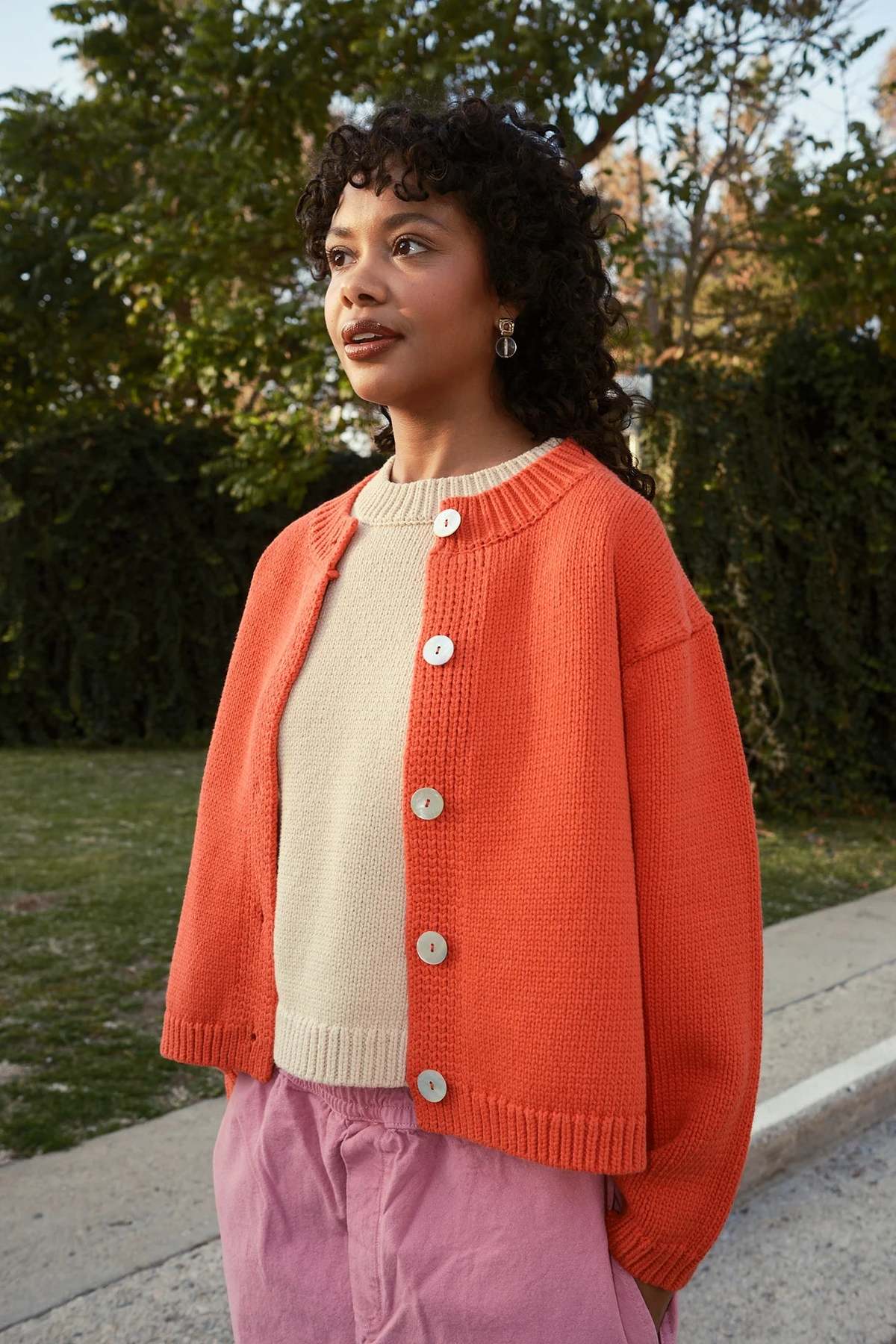 Nikki Chasin Shiloh Cotton Cardigan - Image 6 of 11