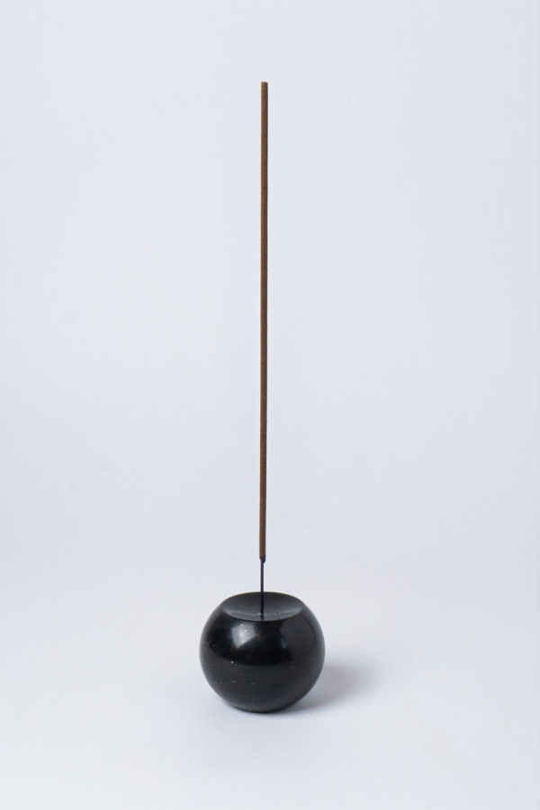 Gemstone Sphere Incense Holder - Black Onyx